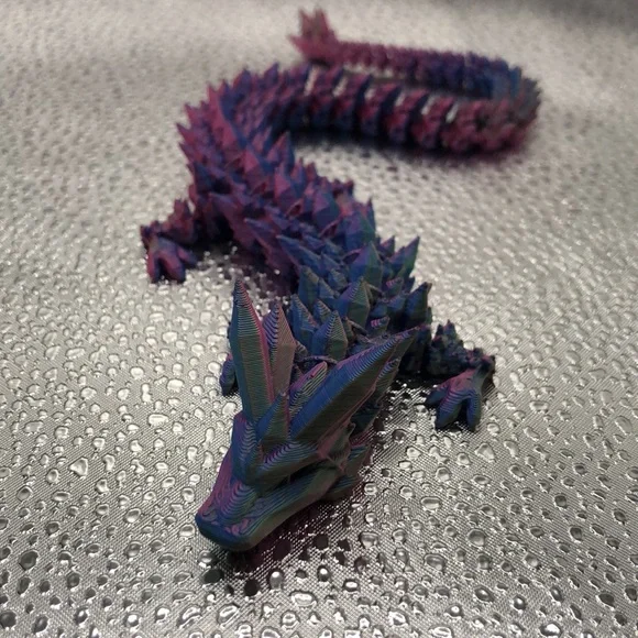3D Printed Crystal Dragon and Egg - Picture 6 of 8